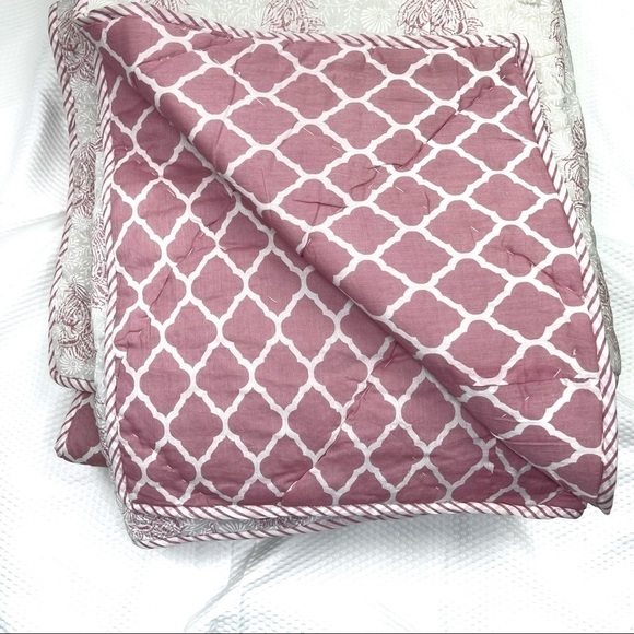 New-indian Cotton Handmade Jaipuri Block Print Reversible Quilt,Comforter,Rezai - Picture 1 of 11